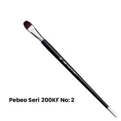 Pebeo - Pebeo 200KF Seri Sentetik Kedi Dili Fırça No 2