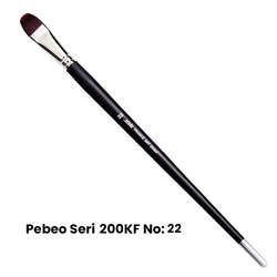 Pebeo - Pebeo 200KF Seri Sentetik Kedi Dili Fırça No 22