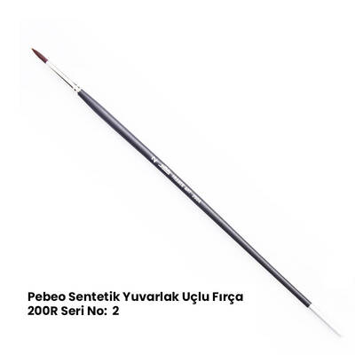 Pebeo 200R Seri Sentetik Yuvarlak Uçlu Fırça No 2