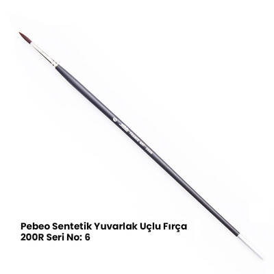 Pebeo 200R Seri Sentetik Yuvarlak Uçlu Fırça No 6