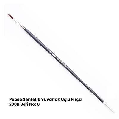 Pebeo 200R Seri Sentetik Yuvarlak Uçlu Fırça No 8