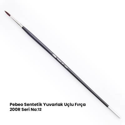 Pebeo 200R Seri Sentetik Yuvarlak Uçlu Fırça No 12