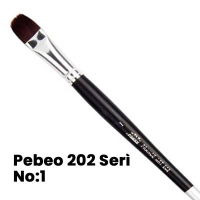 Pebeo 202 Seri Kedi Dili Fırça No 1