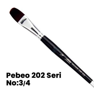 Pebeo 202 Seri Kedi Dili Fırça No 3/4