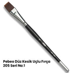 Pebeo - Pebeo 205 Seri Düz Kesik Uçlu Fırça No 1