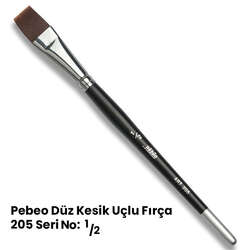 Pebeo - Pebeo 205 Seri Düz Kesik Uçlu Fırça No 1/2