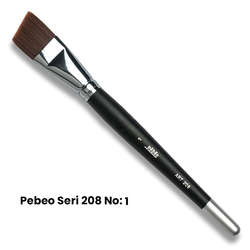 Pebeo - Pebeo 208 Seri Yan Kesik Uçlu Fırça No 1