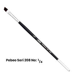 Pebeo - Pebeo 208 Seri Yan Kesik Uçlu Fırça No 1/4
