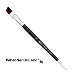 Pebeo - Pebeo 208 Seri Yan Kesik Uçlu Fırça No 1/8