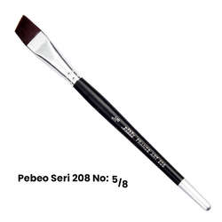 Pebeo - Pebeo 208 Seri Yan Kesik Uçlu Fırça No 5/8