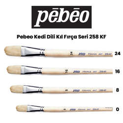 Pebeo - Pebeo 258KF Seri Kedi Dili Fırça
