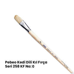 Pebeo - Pebeo 258KF Seri Kedi Dili Fırça No 0