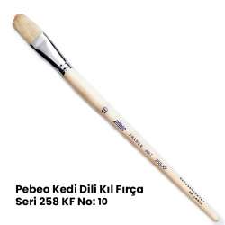 Pebeo - Pebeo 258KF Seri Kedi Dili Fırça No 10