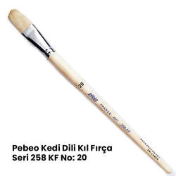 Pebeo - Pebeo 258KF Seri Kedi Dili Fırça No 20