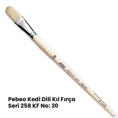 Pebeo 258KF Seri Kedi Dili Fırça No 20