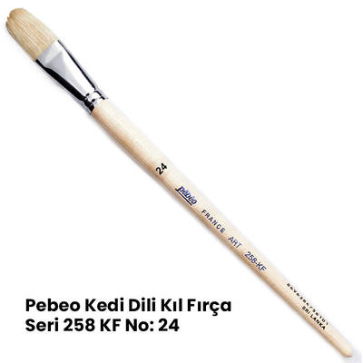Pebeo 258KF Seri Kedi Dili Fırça No 24