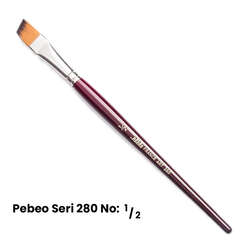Pebeo - Pebeo 280 Seri Yan Kesik Uçlu Fırça No 1/2