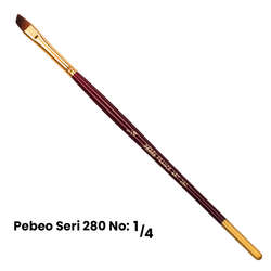 Pebeo - Pebeo 280 Seri Yan Kesik Uçlu Fırça No 1/4