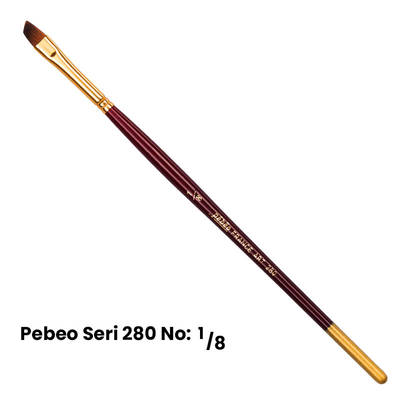 Pebeo 280 Seri Yan Kesik Uçlu Fırça No 1/8