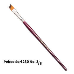 Pebeo - Pebeo 280 Seri Yan Kesik Uçlu Fırça No 3/8