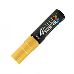 Pebeo - Pebeo 4Artist Oil Marker 15mm Düz Kesik Uç Gold