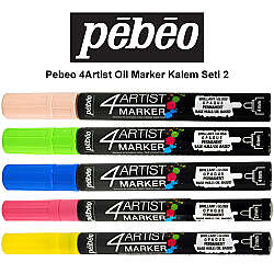 Pebeo 4Artist Oil Marker Kalem Seti 2 5li