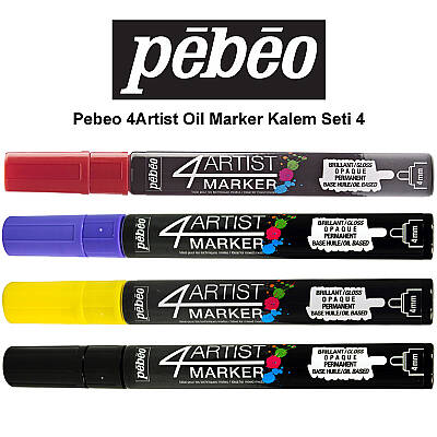 Pebeo 4Artist Oil Marker Kalem Seti 4 4lü - 1