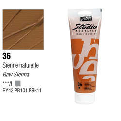 Pebeo - Pebeo Studio Akrilik Boya 36 Raw Sienna 100ml