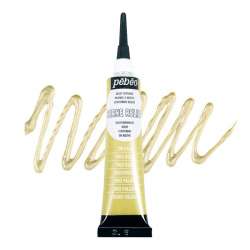 Pebeo - Pebeo Cam Kontürü 20ml Pale Gold