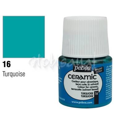 Pebeo Seramik Boyası 16 Turquoise 45ml