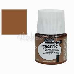 Pebeo - Pebeo Seramik Boyası 18 Red Brown 45ml