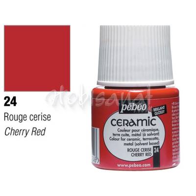 Pebeo Seramik Boyası 24 Cherry red 45ml