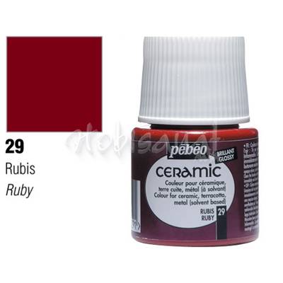 Pebeo Seramik Boyası 29 Ruby 45ml