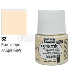 Pebeo - Pebeo Seramik Boyası 32 Antique White 45ml