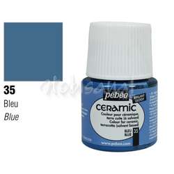 Pebeo - Pebeo Seramik Boyası 35 Blue 45ml