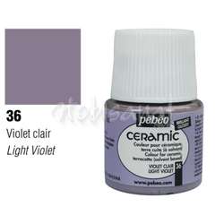 Pebeo - Pebeo Seramik Boyası 36 Light Violet 45ml