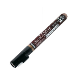 Pebeo - Pebeo Deco Marker 0,7mm Burnt Sienna