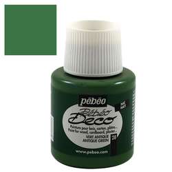 Pebeo - Pebeo Deco Su Bazlı Akrilik Ahşap Boyası 110ml 28 Antique Green