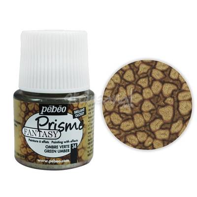 Pebeo Fantasy Prisme 45ml Green Umber