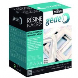 Pebeo - Pebeo Gedeo Resine Nacree Renkli Reçine Beyaz Sedef 150ml 766160