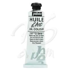 Pebeo - Pebeo Huile dArt 37ml Yağlı Boya S1 110 Zinc and Titanium White