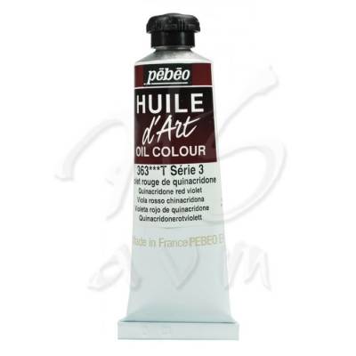 Pebeo Huile dArt 37ml Yağlı Boya S3 363 Quinacridone Red Violet