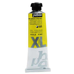 Pebeo - Pebeo Huile Fine XL 37ml Yağlı Boya No:01 Lemon Cadmium Yellow Hue