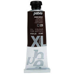 Pebeo - Pebeo Huile Fine XL 37ml Yağlı Boya No:23 Burnt Umber