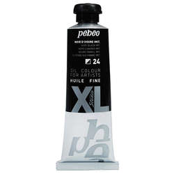 Pebeo - Pebeo Huile Fine XL 37ml Yağlı Boya No:24 Ivory Black Hue