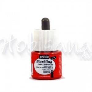 Pebeo Marbling (Ebru Boyası) 02 Vermilion 45ml