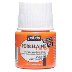 Pebeo - Pebeo Porcelaine 150 Fırınlanabilir Boya 04 Agate Orange