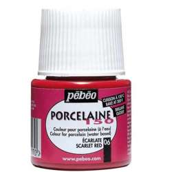 Pebeo - Pebeo Porcelaine 150 Fırınlanabilir Boya 06 Scarlet Red