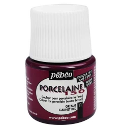 Pebeo - Pebeo Porcelaine 150 Fırınlanabilir Porselen Boyası 11 Garnet Red