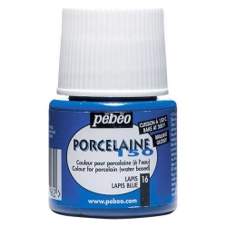 Pebeo - Pebeo Porcelaine 150 Fırınlanabilir Porselen Boyası 16 Lapis Blue